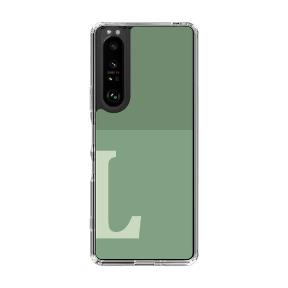 Slim Protection Case［ Original - initial two tone - L green ］