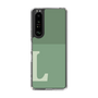 Slim Protection Case［ Original - initial two tone - L green ］