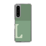 Slim Protection Case［ Original - initial two tone - L green ］