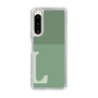 Slim Protection Case［ Original - initial two tone - L green ］