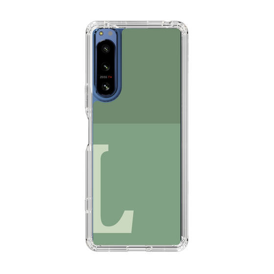 Slim Protection Case［ Original - initial two tone - L green ］