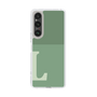 Slim Protection Case［ Original - initial two tone - L green ］