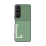 Slim Protection Case［ Original - initial two tone - L green ］
