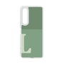 Slim Protection Case［ Original - initial two tone - L green ］