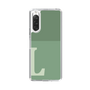 Slim Protection Case［ Original - initial two tone - L green ］
