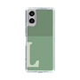 Slim Protection Case［ Original - initial two tone - L green ］