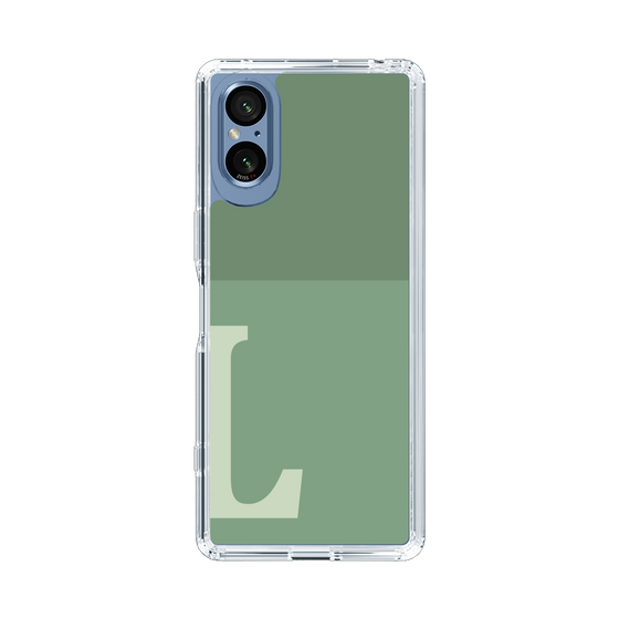 Slim Protection Case［ Original - initial two tone - L green ］