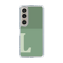 Slim Protection Case［ Original - initial two tone - L green ］