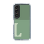 Slim Protection Case［ Original - initial two tone - L green ］