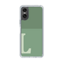 Slim Protection Case［ Original - initial two tone - L green ］
