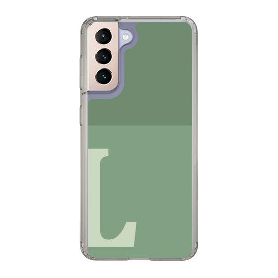 Slim Protection Case［ Original - initial two tone - L green ］