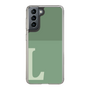 Slim Protection Case［ Original - initial two tone - L green ］