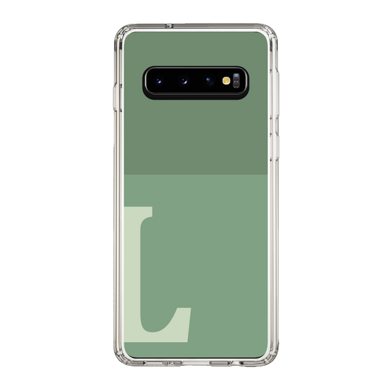 Slim Protection Case［ Original - initial two tone - L green ］