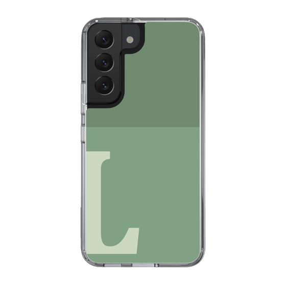 Slim Protection Case［ Original - initial two tone - L green ］