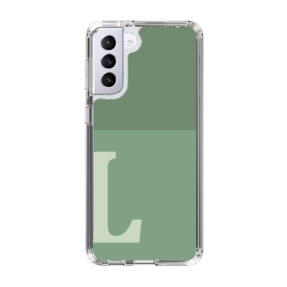 Slim Protection Case［ Original - initial two tone - L green ］
