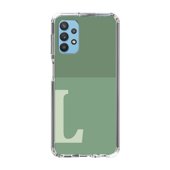 Slim Protection Case［ Original - initial two tone - L green ］