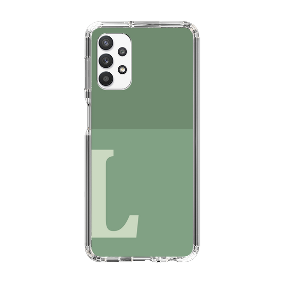 Slim Protection Case［ Original - initial two tone - L green ］