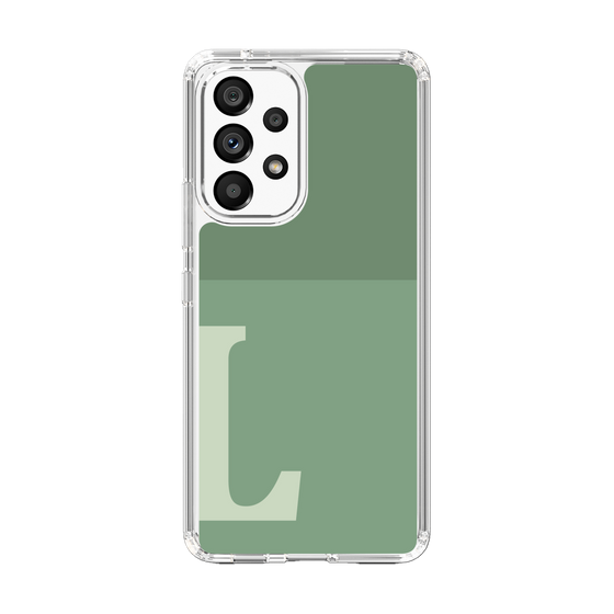 Slim Protection Case［ Original - initial two tone - L green ］