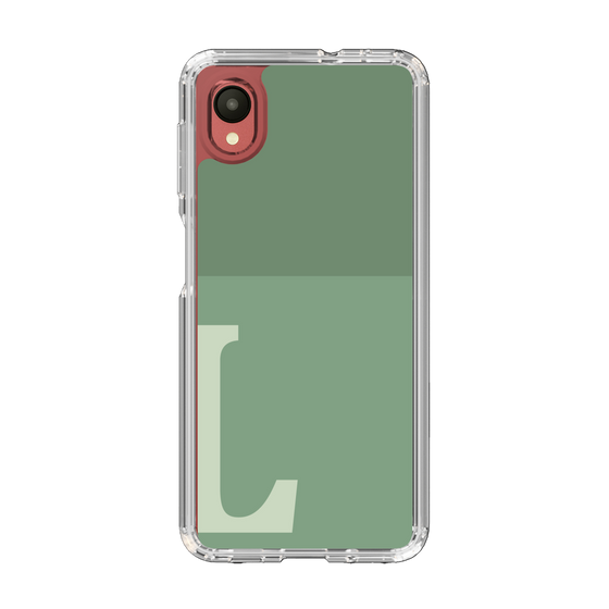 Slim Protection Case［ Original - initial two tone - L green ］