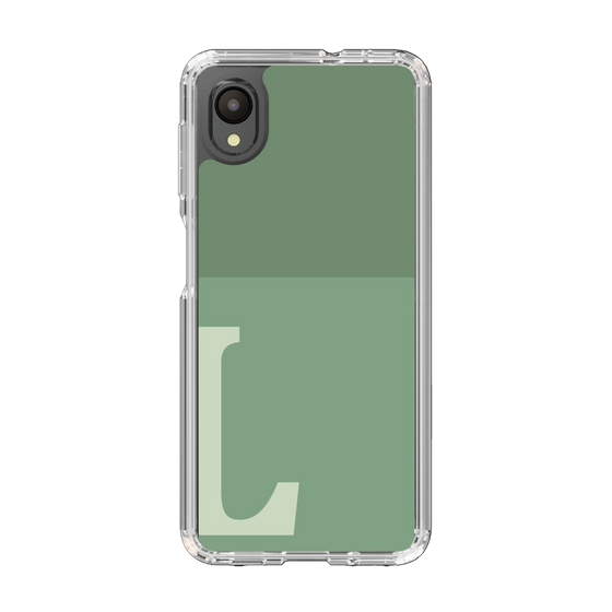 Slim Protection Case［ Original - initial two tone - L green ］