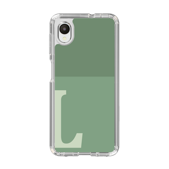 Slim Protection Case［ Original - initial two tone - L green ］