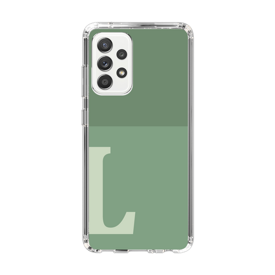 Slim Protection Case［ Original - initial two tone - L green ］