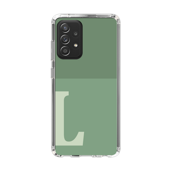 Slim Protection Case［ Original - initial two tone - L green ］