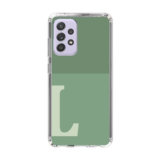 Slim Protection Case［ Original - initial two tone - L green ］