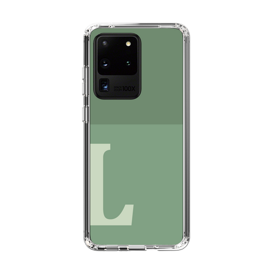 Slim Protection Case［ Original - initial two tone - L green ］