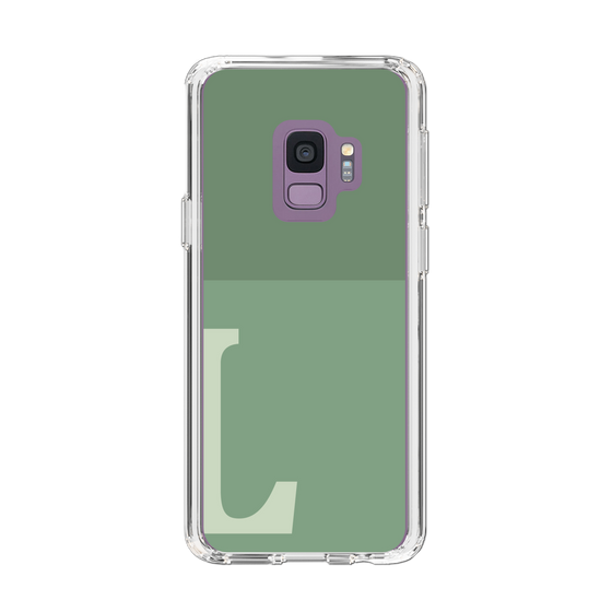 Slim Protection Case［ Original - initial two tone - L green ］