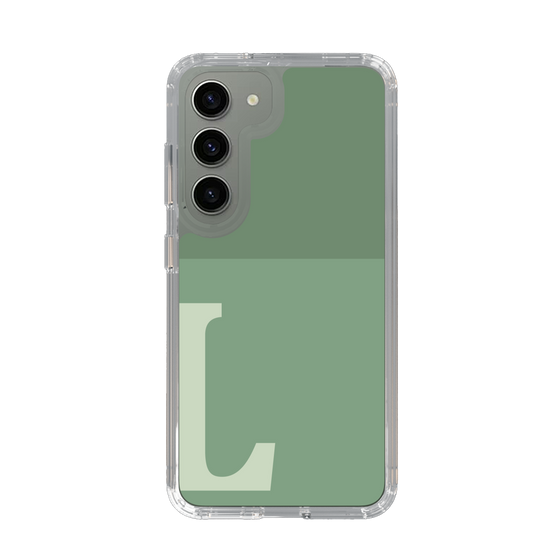 Slim Protection Case［ Original - initial two tone - L green ］