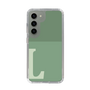 Slim Protection Case［ Original - initial two tone - L green ］