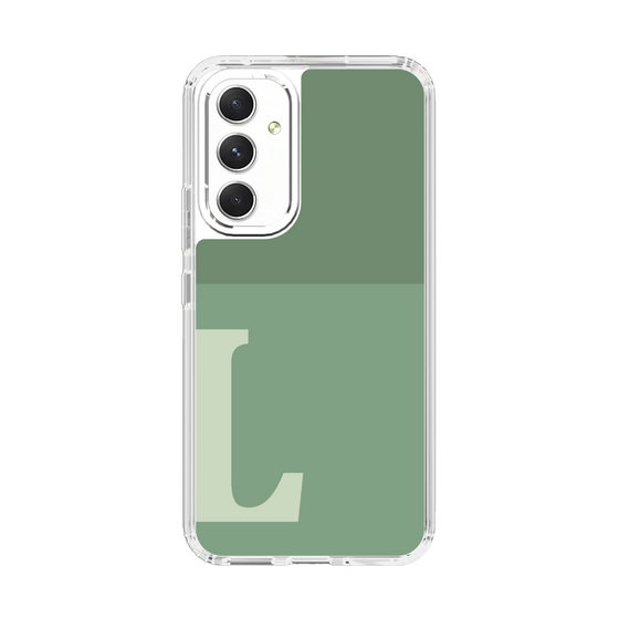Slim Protection Case［ Original - initial two tone - L green ］