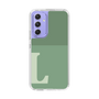 Slim Protection Case［ Original - initial two tone - L green ］