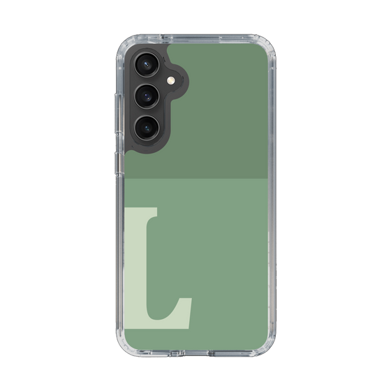 Slim Protection Case［ Original - initial two tone - L green ］