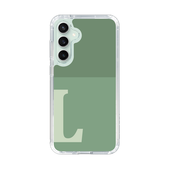 Slim Protection Case［ Original - initial two tone - L green ］