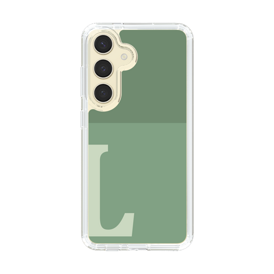 Slim Protection Case［ Original - initial two tone - L green ］