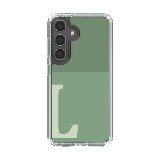 Slim Protection Case［ Original - initial two tone - L green ］