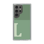 Slim Protection Case［ Original - initial two tone - L green ］