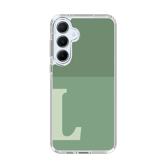 Slim Protection Case［ オリジナル - initial two tone - L green ］