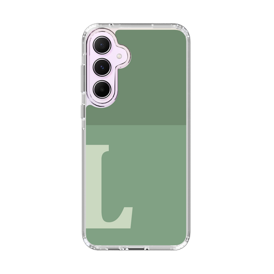 Slim Protection Case［ オリジナル - initial two tone - L green ］