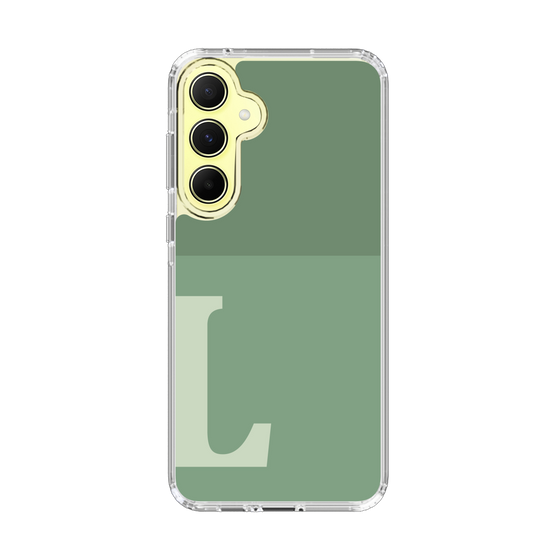 Slim Protection Case［ オリジナル - initial two tone - L green ］