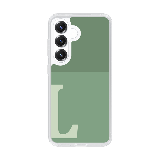 Slim Protection Case［ Original - initial two tone - L green ］
