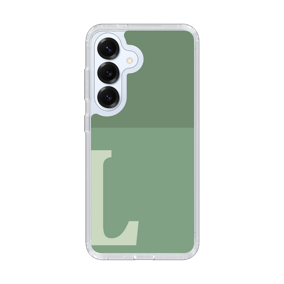 Slim Protection Case［ Original - initial two tone - L green ］