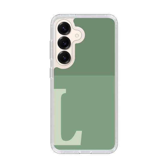 Slim Protection Case［ Original - initial two tone - L green ］