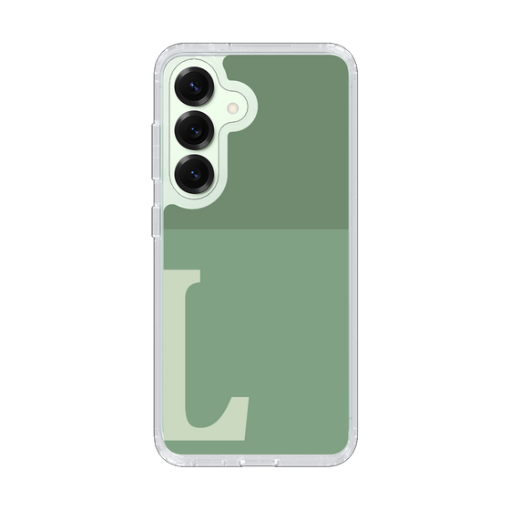 Slim Protection Case［ Original - initial two tone - L green ］