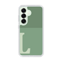 Slim Protection Case［ Original - initial two tone - L green ］