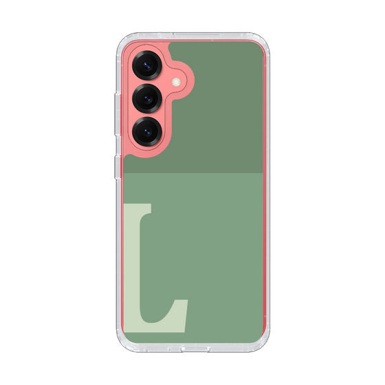 Slim Protection Case［ Original - initial two tone - L green ］