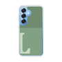 Slim Protection Case［ Original - initial two tone - L green ］
