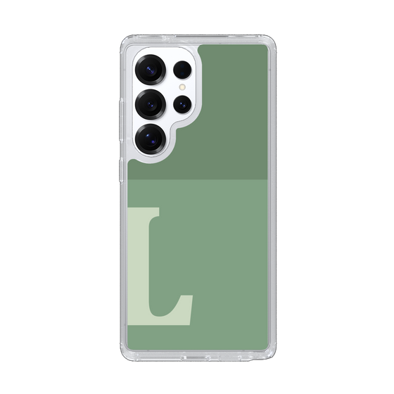 Slim Protection Case［ Original - initial two tone - L green ］